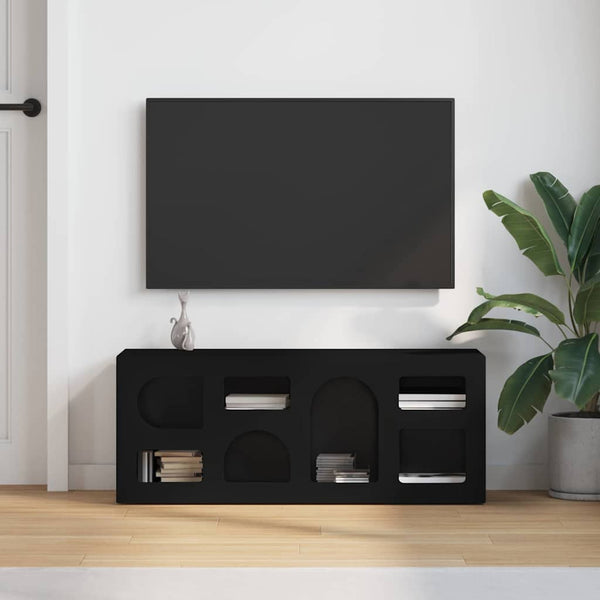 Schwarzer TV-Schrank 100 cm