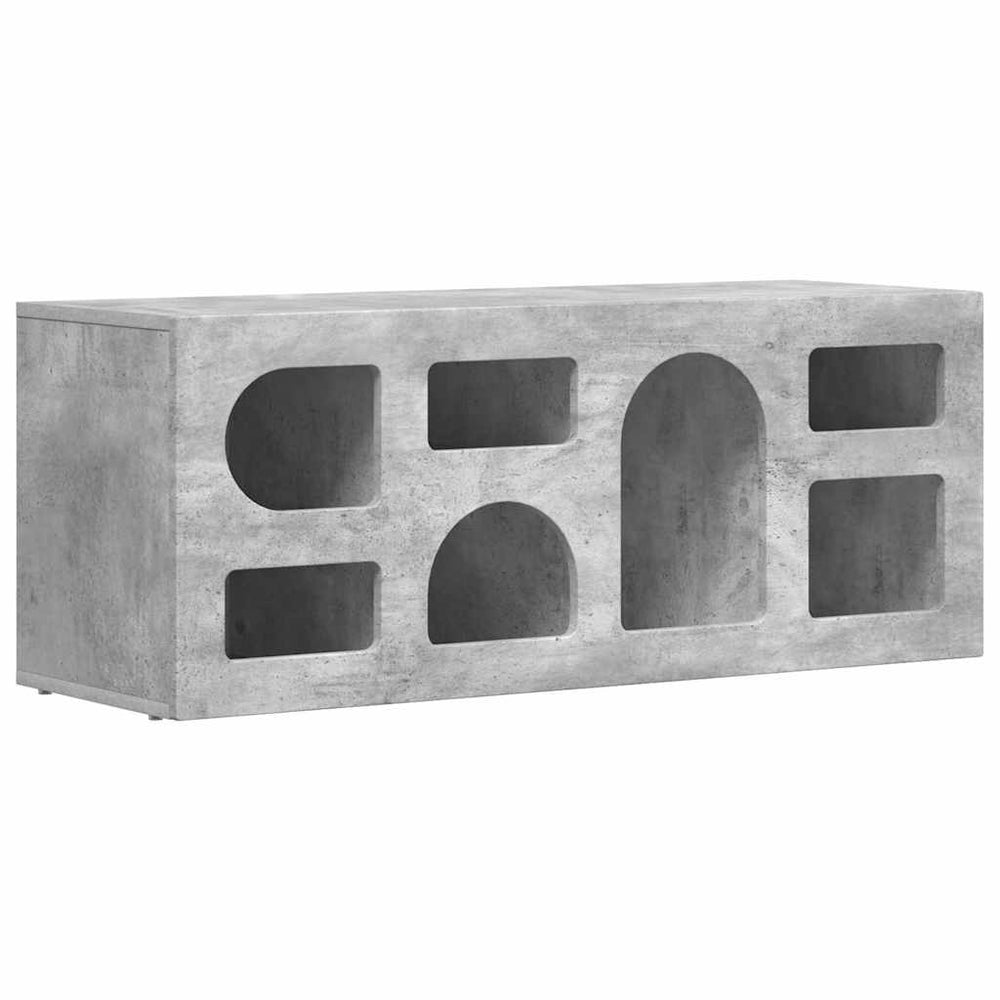 TV-Schrank Beton Grau 100 cm