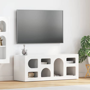 TV-Schrank Weiß Hochglanz 100 cm