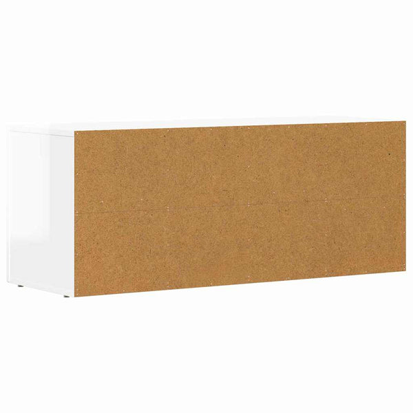 TV-Schrank Weiß Hochglanz 100 cm