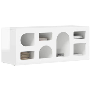 TV-Schrank Weiß Hochglanz 100 cm