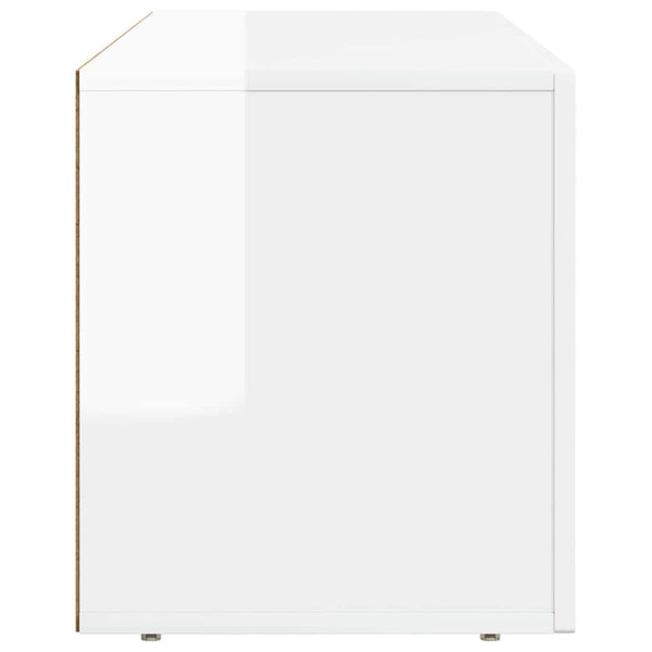 TV-Schrank Weiß Hochglanz 100 cm
