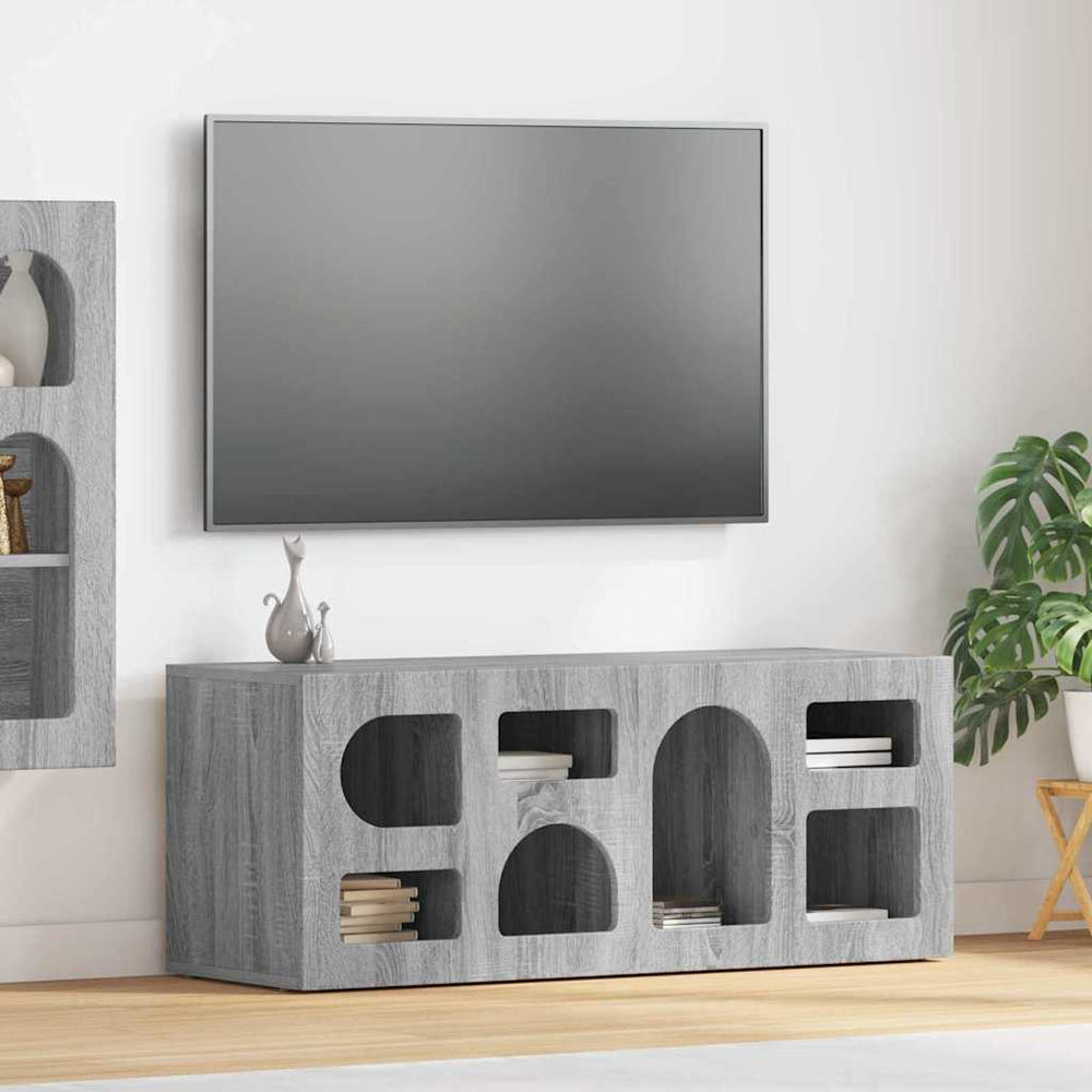 TV-Schrank Grau Sonoma 100 cm