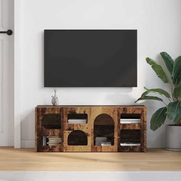 vidaXL Meuble TV bois de récupération 100 x 35 x 40 cm bois d'ingénierie