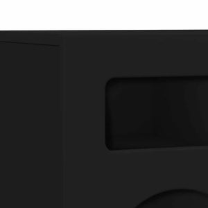 Schwarzer TV-Schrank 80 cm