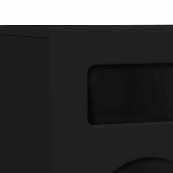 Schwarzer TV-Schrank 80 cm
