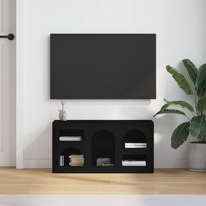 Schwarzer TV-Schrank 80 cm