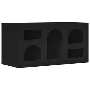 Schwarzer TV-Schrank 80 cm