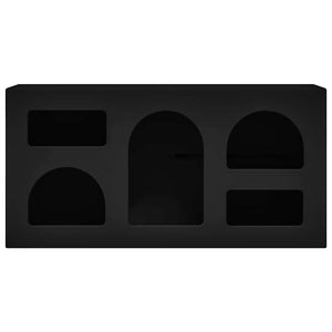 Schwarzer TV-Schrank 80 cm