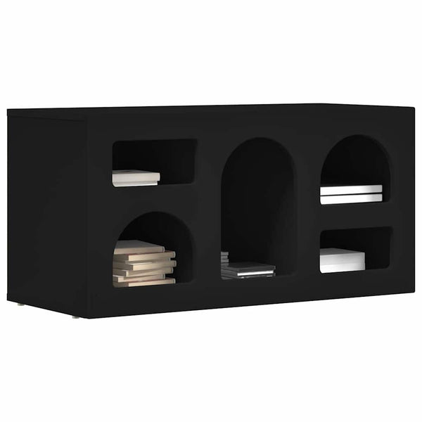 Schwarzer TV-Schrank 80 cm
