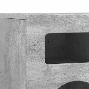 TV-Schrank Beton Grau 80 cm