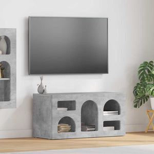 TV-Schrank Beton Grau 80 cm