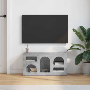 TV-Schrank Beton Grau 80 cm