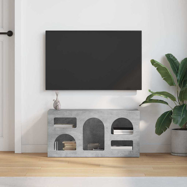 TV-Schrank Beton Grau 80 cm