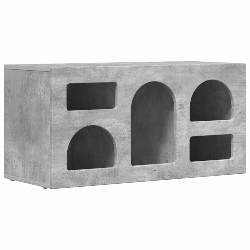 TV-Schrank Beton Grau 80 cm