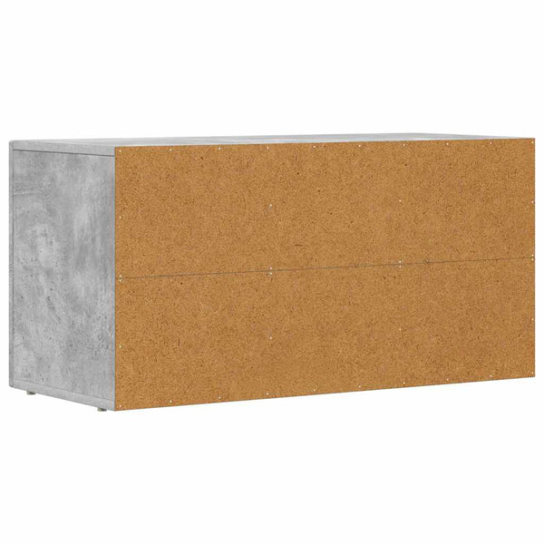 TV-Schrank Beton Grau 80 cm