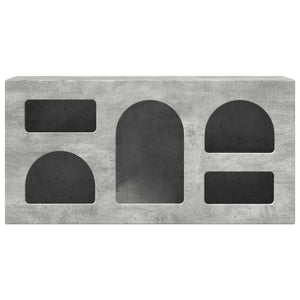 TV-Schrank Beton Grau 80 cm