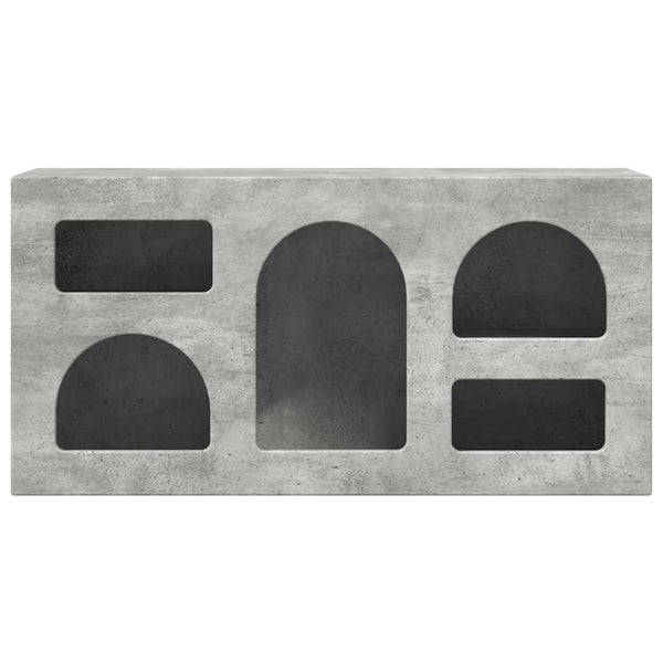 TV-Schrank Beton Grau 80 cm