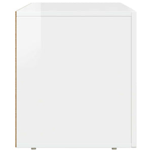 TV-Schrank Hochglanz Weiß 80 cm