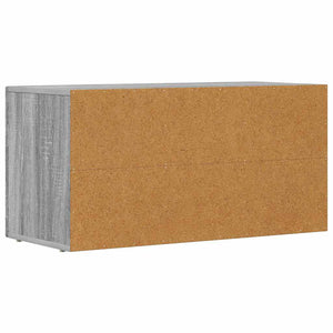 vidaXL Meuble TV Sonoma gris 80 x 35 x 40 cm Bois d'ingénierie