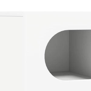 Weißer TV-Schrank 60 cm