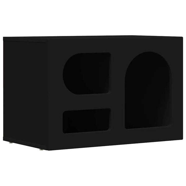 Schwarzer TV-Schrank 60x35x40cm