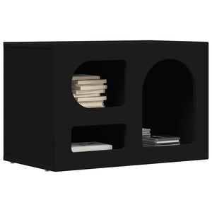 Schwarzer TV-Schrank 60x35x40cm
