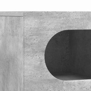 Beton Grau TV-Schrank 60 cm