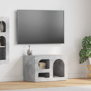 Beton Grau TV-Schrank 60 cm