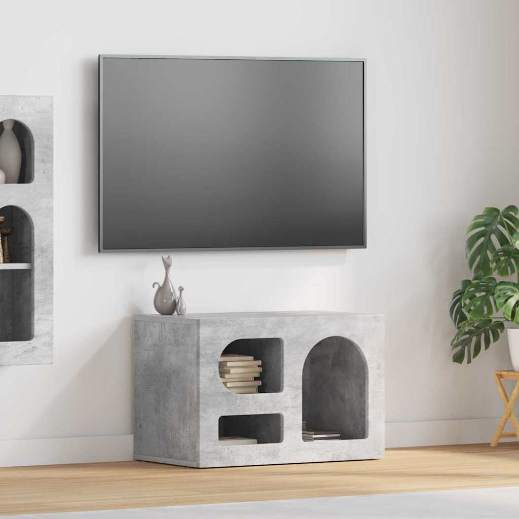 Beton Grau TV-Schrank 60 cm