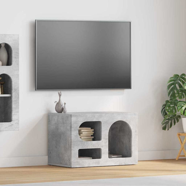 Beton Grau TV-Schrank 60 cm
