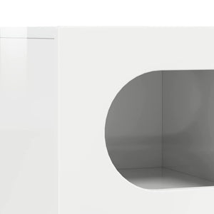 TV-Schrank Hochglanz Weiß 60 cm