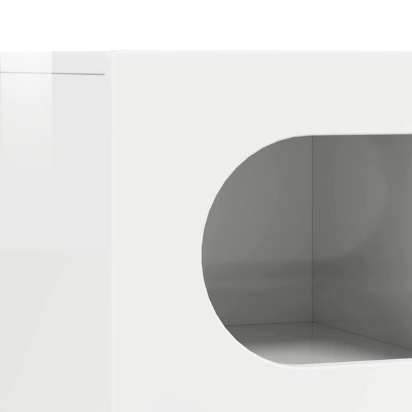 TV-Schrank Hochglanz Weiß 60 cm