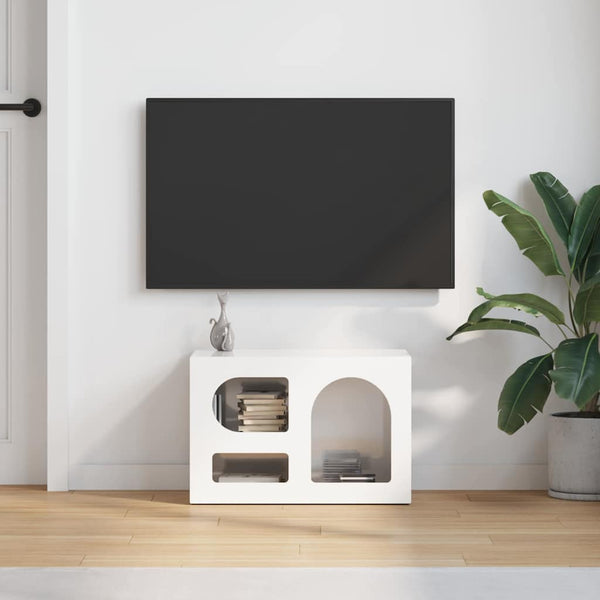 TV-Schrank Hochglanz Weiß 60 cm