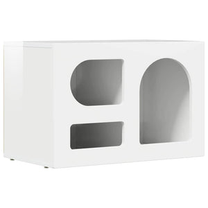 TV-Schrank Hochglanz Weiß 60 cm