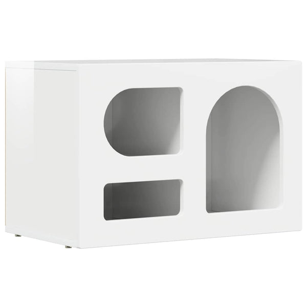 TV-Schrank Hochglanz Weiß 60 cm