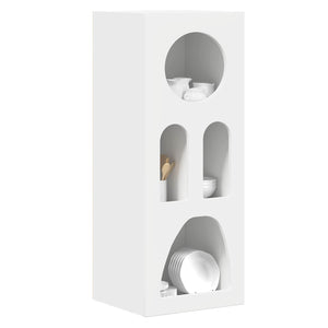 vidaXL Buffet blanc 40 x 35 x 100,5 cm en bois d'ingénierie