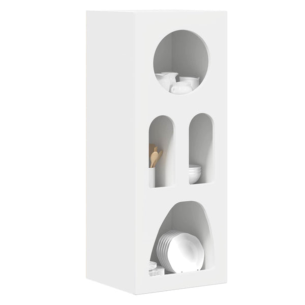 vidaXL Buffet blanc 40 x 35 x 100,5 cm en bois d'ingénierie