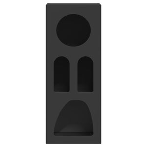 vidaXL Buffet noir 40 x 35 x 100,5 cm, bois d'ingénierie