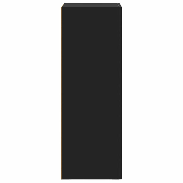 vidaXL Buffet noir 40 x 35 x 100,5 cm, bois d'ingénierie