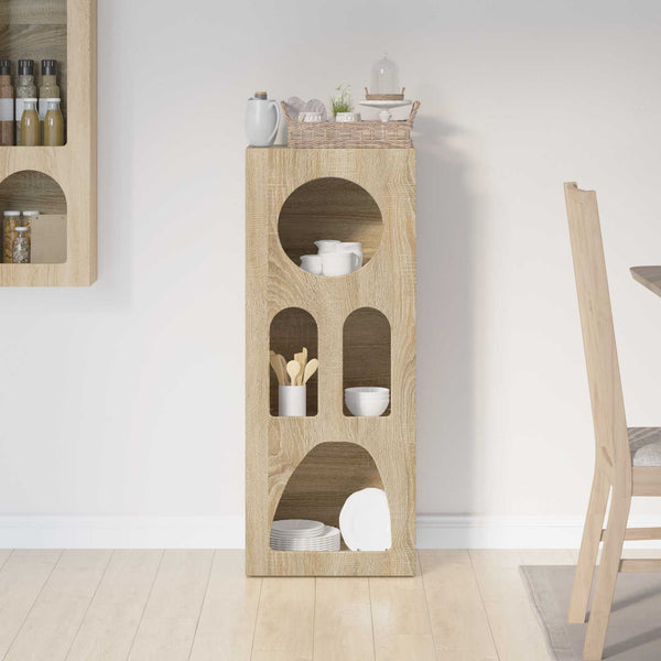 vidaXL Buffet chêne Sonoma 40 x 35 x 100,5 cm Bois d'ingénierie