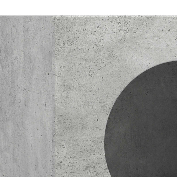 vidaXL Bahut gris béton 40 x 35 x 100,5 cm, bois d'ingénierie