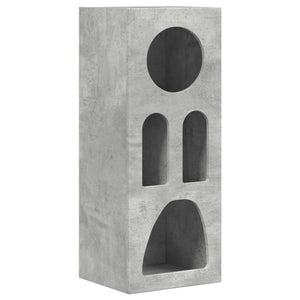 vidaXL Bahut gris béton 40 x 35 x 100,5 cm, bois d'ingénierie