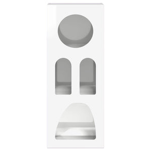 Hochglanz Weißes Sideboard 40x35x100,5 cm