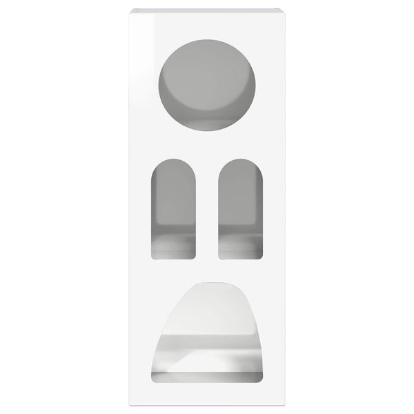 Hochglanz Weißes Sideboard 40x35x100,5 cm
