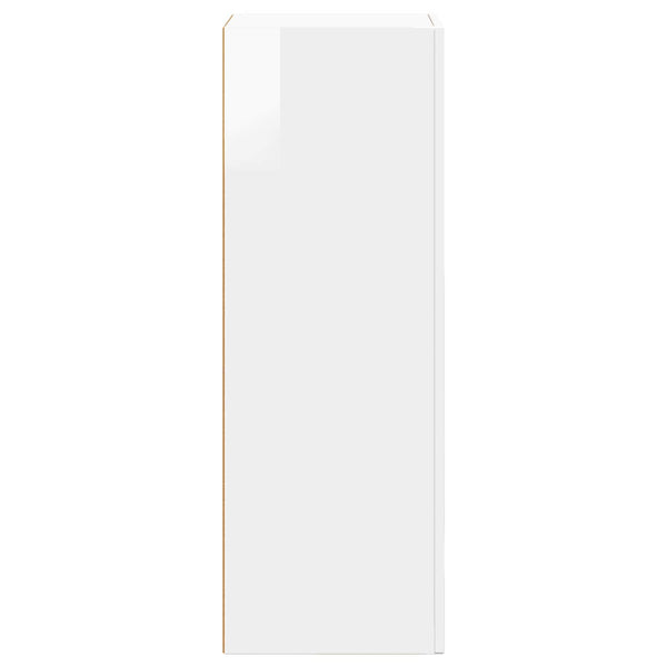 Hochglanz Weißes Sideboard 40x35x100,5 cm