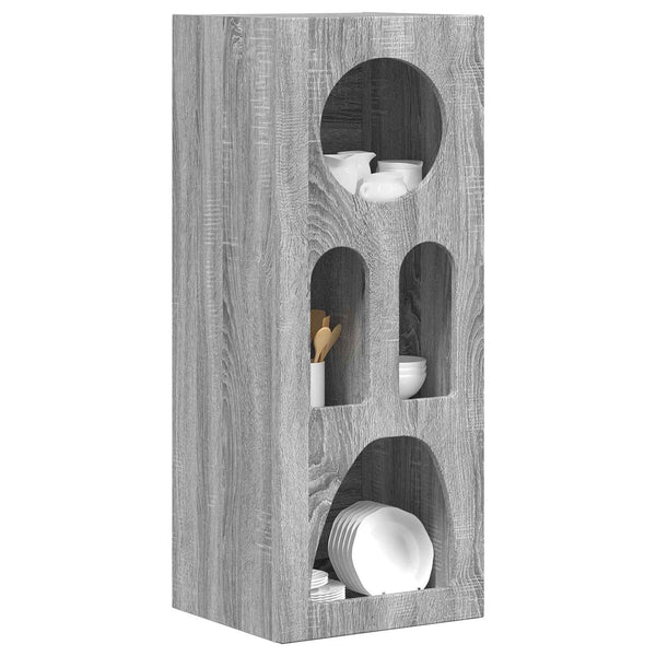 Graues Sideboard Sonoma, 100,5 cm hoch