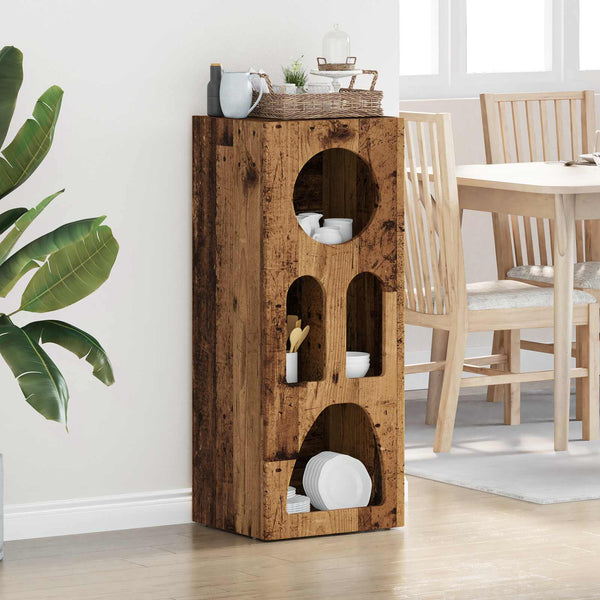 vidaXL Buffet Bois de récupération 40 x 35 x 100,5 cm Bois d'ingénierie