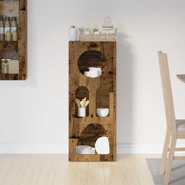 vidaXL Buffet Bois de récupération 40 x 35 x 100,5 cm Bois d'ingénierie