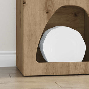 vidaXL Buffet Chêne Artisan 40 x 35 x 100,5 cm Bois d'ingénierie